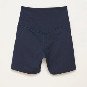 Girlfriend Collective Midnight Navy High-Rise Run Bike Shorts NWT Size Small